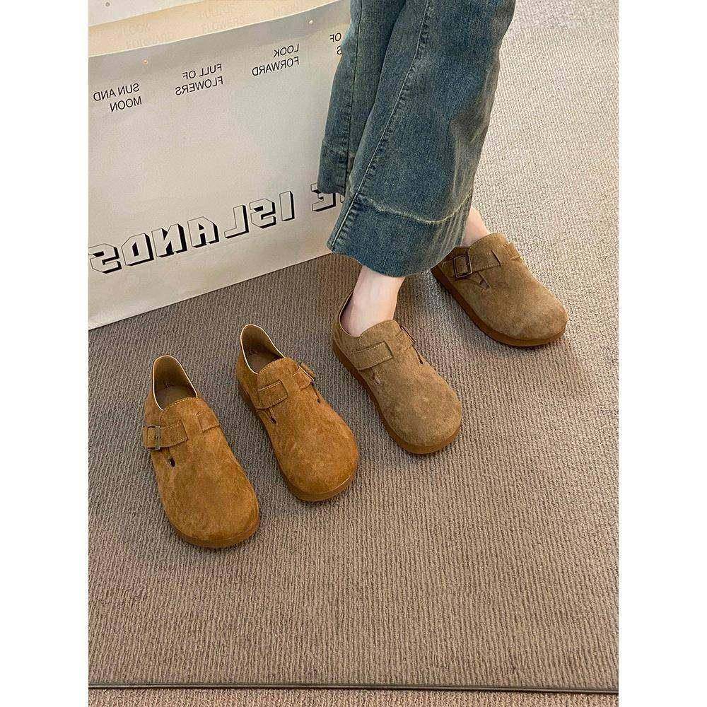 春季季全包勃肯鞋女2026年新款厚底一脚蹬懒人鞋配裙子豆豆0116z,淘宝优惠券,粉丝福利购,淘宝优惠卷