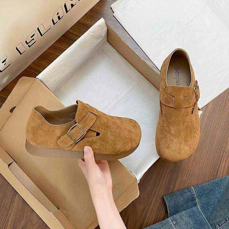 春季季全包勃肯鞋女2026年新款厚底一脚蹬懒人鞋配裙子豆豆0116z,淘宝优惠券,粉丝福利购,淘宝优惠卷