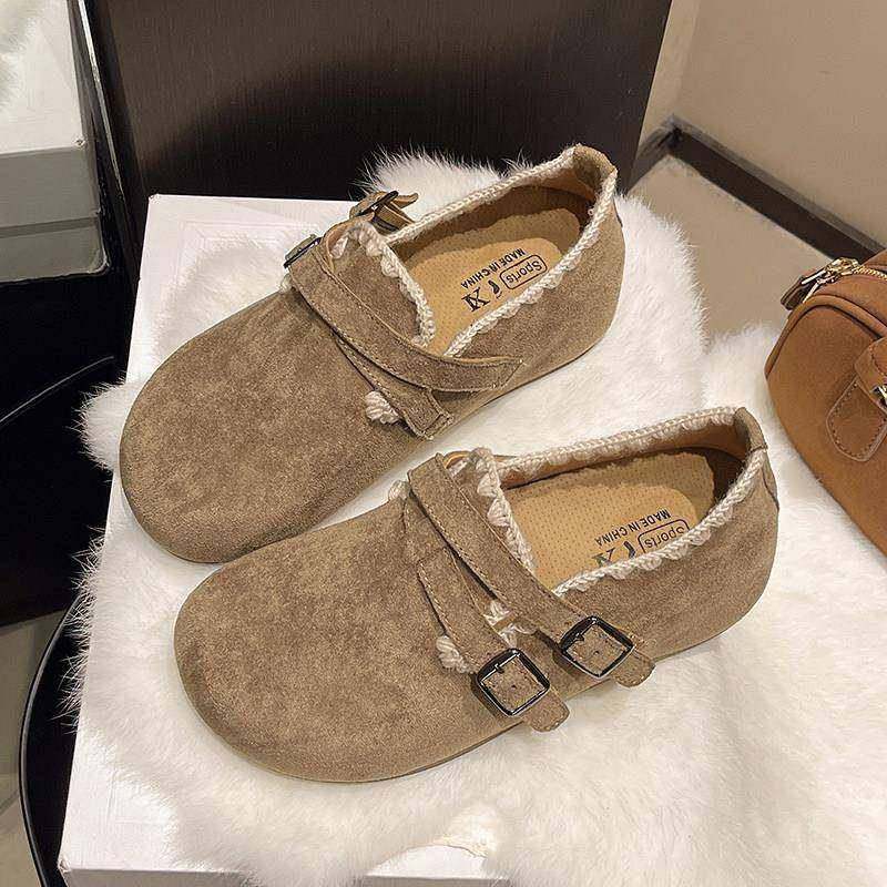 春季季勃肯鞋女2026新款软底丑萌单鞋一脚蹬平底休闲乐福鞋0116z,淘宝优惠券,粉丝福利购,淘宝优惠卷