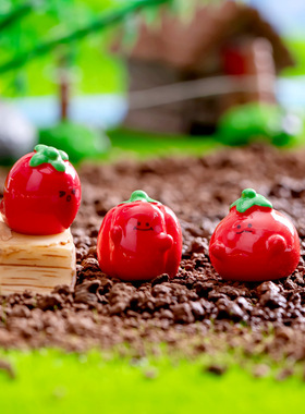 可爱萌系小蔬菜 苔藓微景观园艺造景diy装饰品盲袋配件迷你小摆件