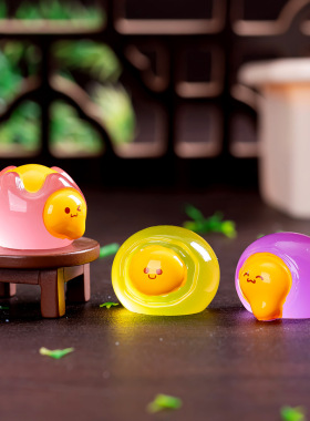 树脂小配件食玩卡通多口味流心糕点可爱小公仔盲盒车载桌面小摆件