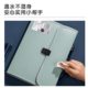 Deli test paper storage bag A4 organ bag folder multi-layer 13 grid paper folder inserts data student portable children large-capacity classification file package information storage box