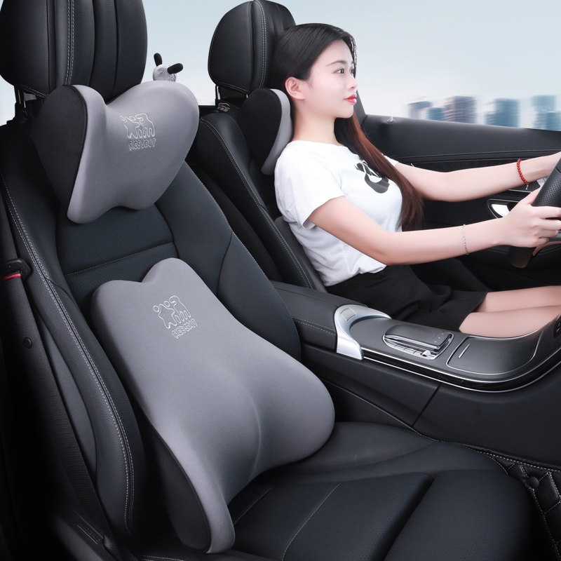 汽车头枕护颈枕车内靠垫车载靠枕可拆式座椅腰枕一对情侣可爱卡通,淘宝优惠券,粉丝福利购,淘宝优惠卷
