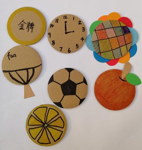 优质学校手工DIY道具美术绘画包装材料3/5层圆形瓦楞纸板1份包邮 - 图2