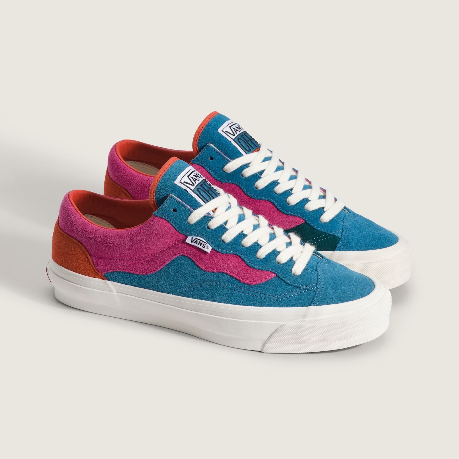 Vans OTW x Parra Old Skool 36艺术风波浪复古拼色麂皮休闲板鞋,淘宝优惠券,粉丝福利购,淘宝优惠卷