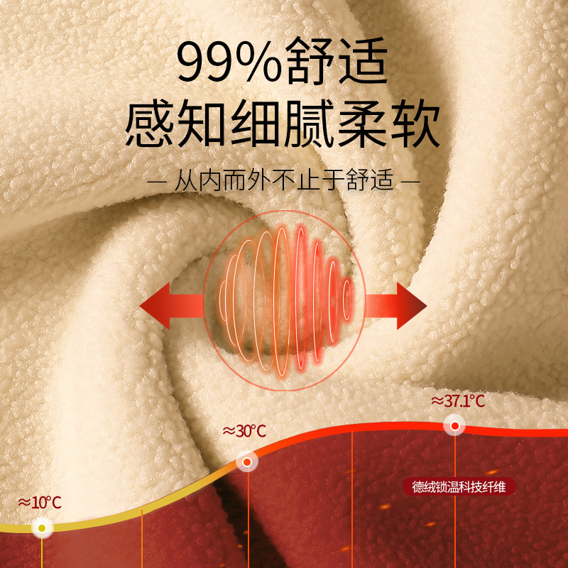 秋冬季保暖内衣女套装加绒加厚秋衣秋裤防寒德绒发热美体打底内搭