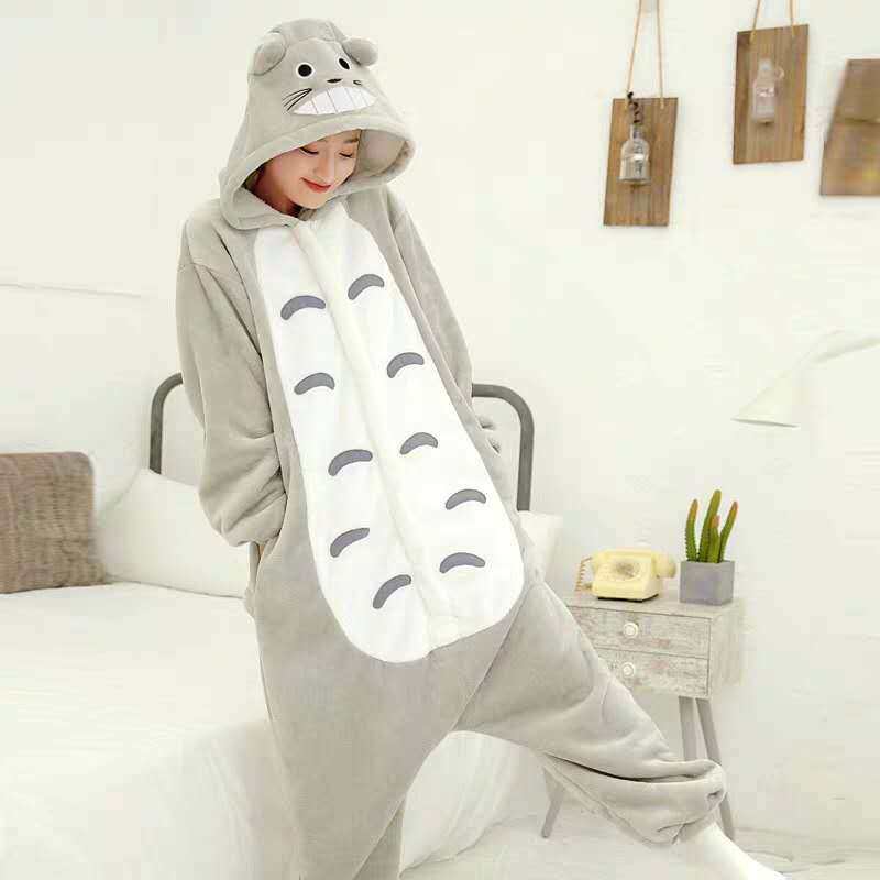 新品拉链款卡通动物连体网红睡衣 誀艺睡衣/家居服套装