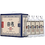 山西清香型白酒53度纯粮食酒500mL*4瓶礼盒