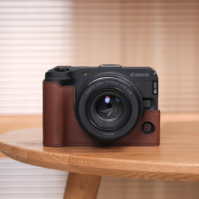 佳能R50V保护套R10R62R6二代R8R7RPR52相机包配件皮套真皮R100R50,淘宝优惠券,粉丝福利购,淘宝优惠卷