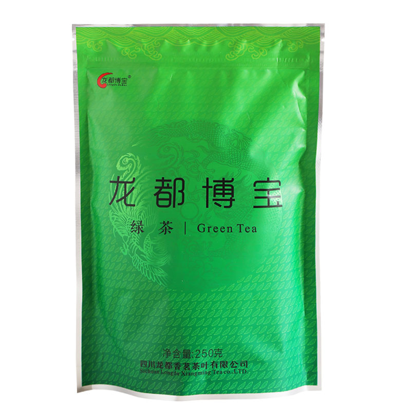 龙都博宝绿茶250g克 龙都香茗茶叶公司自贡荣县特产 2023年新茶 - 图3