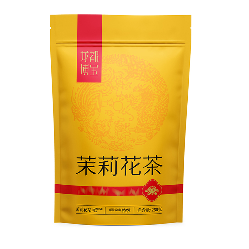 龙都博宝茉莉花茶特级250g*5袋  龙都香茗茶叶公司四川自贡特产 - 图3