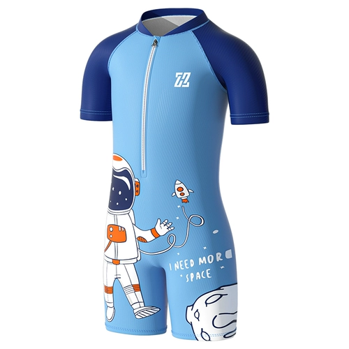 Детский купальник для мальчиков, летний плавательный аксессуар для тренировок для школьников, новая коллекция, подходит для подростков, защита от солнца, полный комплект