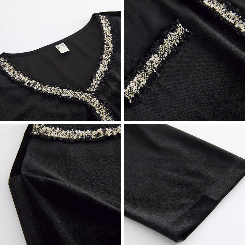 胖妈妈秋装金丝绒中老年运动套装女 恩文女装中老年女装