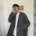 Áo khoác dài mùa thu cho nam áo khoác nam mùa xuân và mùa thu Hàn Quốc xu hướng quần áo Áo gió nam - Áo gió áo gió phao nam Áo gió