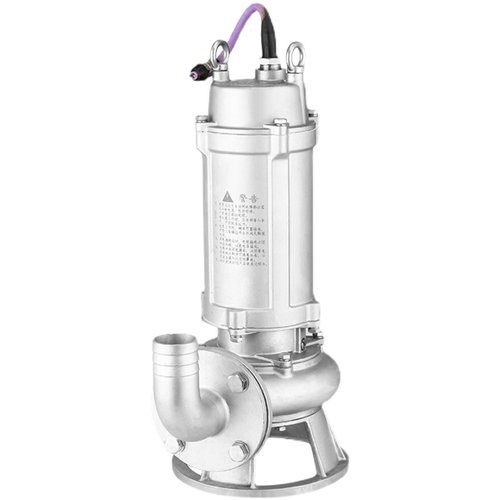 上海人民304全不锈钢污水泵防腐蚀酸碱化工泵316切割无堵塞潜水泵 - 图3