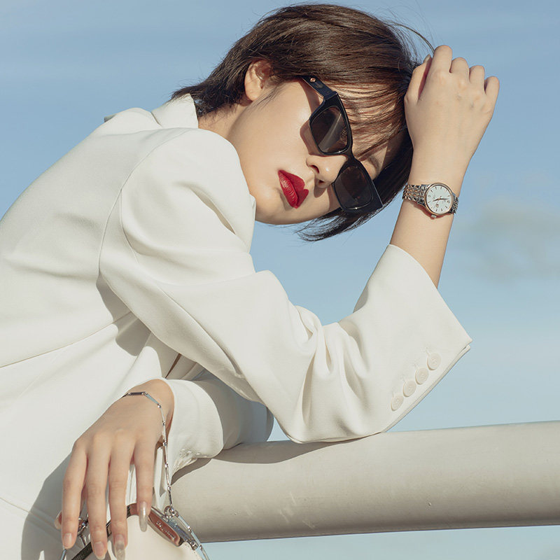 正品防水自动女士时尚商务天王表 天王天唯雅国产腕表