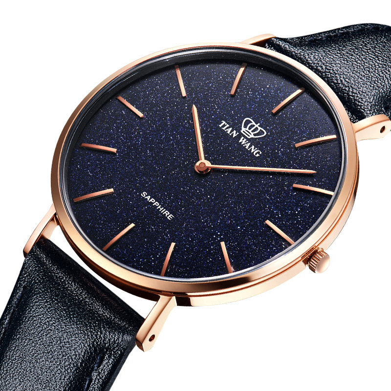 【618预售】天王时尚皮带 天王天唯雅国产腕表