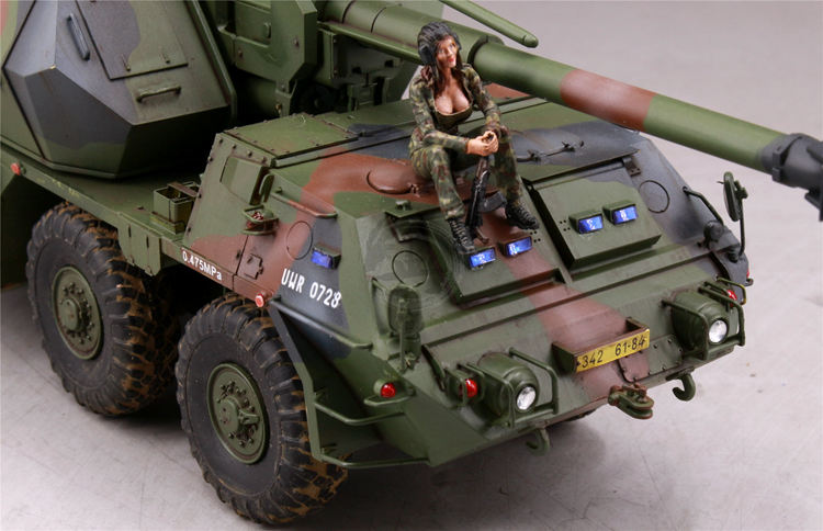 模型网 代工成品 非典制作 1/35 152mm达纳自行榴弹炮 附带兵人 - 图2