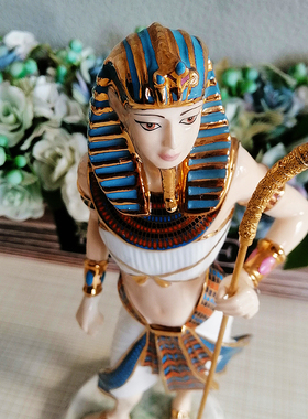 图坦卡蒙法老瓷偶工艺品礼物