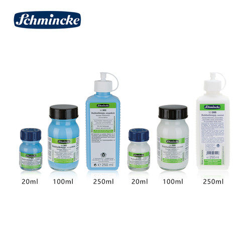 德国Schmincke史明克留白胶 金色 蓝色 白色留白液  水彩留白无味20ml 100ml 250ml瓶装 中小号猪皮胶 - 图2