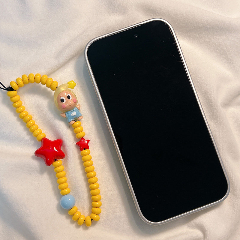 可爱满屏星星小卡通适用苹果17promax手机壳带链条16pro新款iphon17软萌15pro少女心16硅胶14防摔15皮质软壳,淘宝优惠券,粉丝福利购,淘宝优惠卷