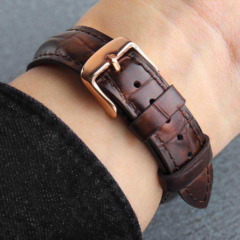 适配DW经典系g列男女表B36/B40亮面漆皮牛皮手表带真皮配件18/20m - 图1