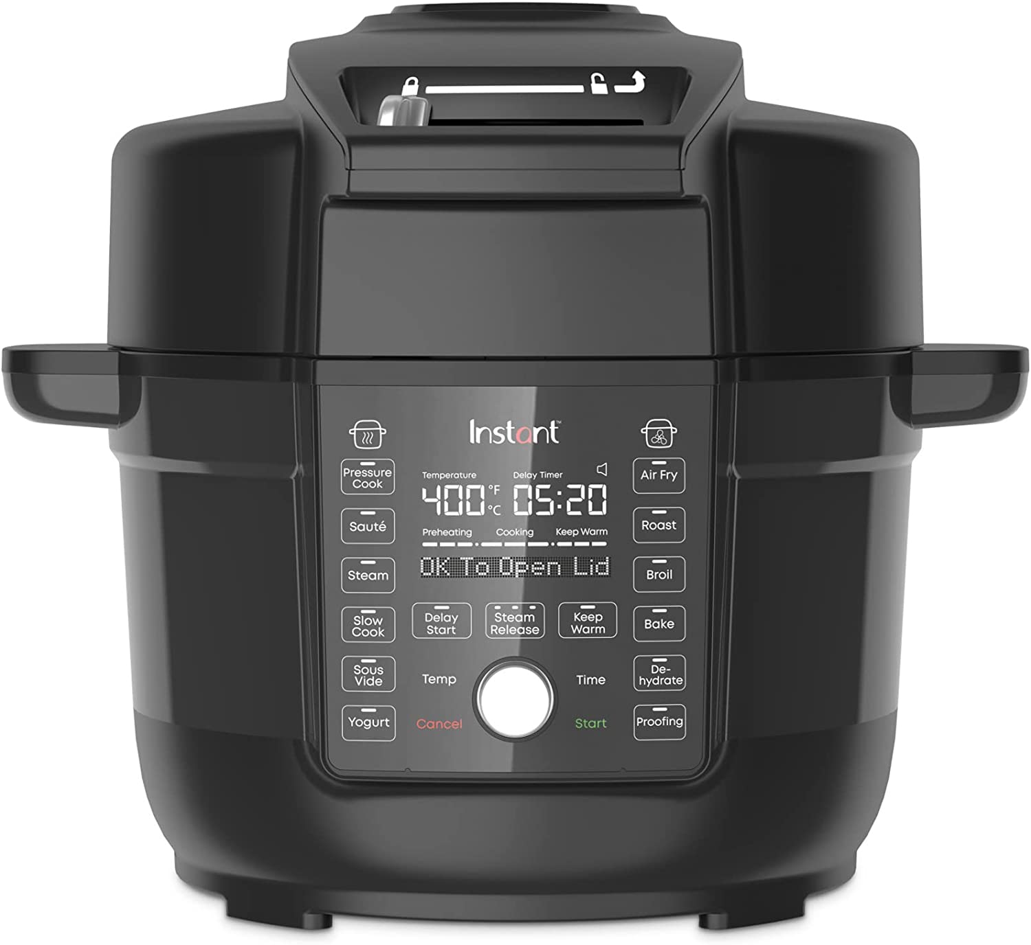 美国代购Instant Pot Duo Crisp Ultimate Lid 13合1压力锅110v