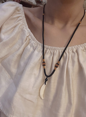 狗牙项链手链【七月篇章】系列吊坠走夜路平安无事吊坠