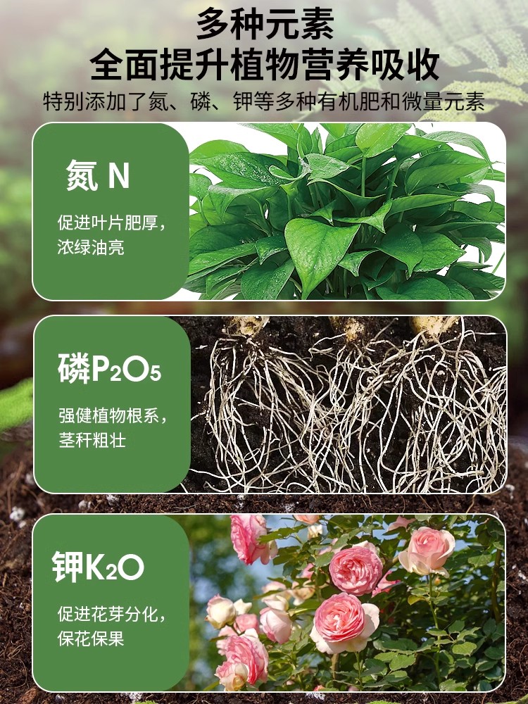 营养土养花专用通用型种菜盆栽土壤种植土种花花土多肉土肥料家用 - 图2