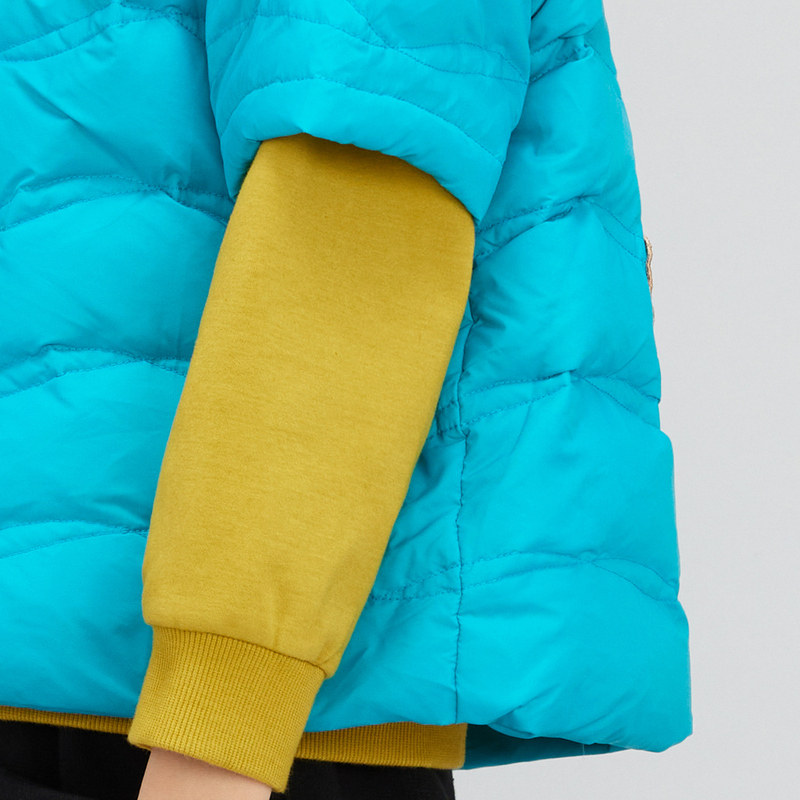 播broadcute童装羽绒服秋季新款羽绒短袖外套背心男女童KEQ3R438