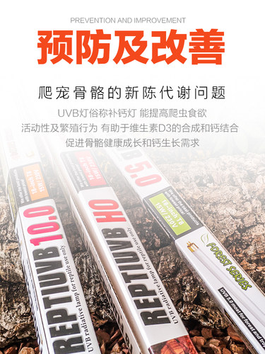 REPTIUVB HO专业多肉植物爬虫补钙UVB灯管超越10.0 T815W DH5.0-图2