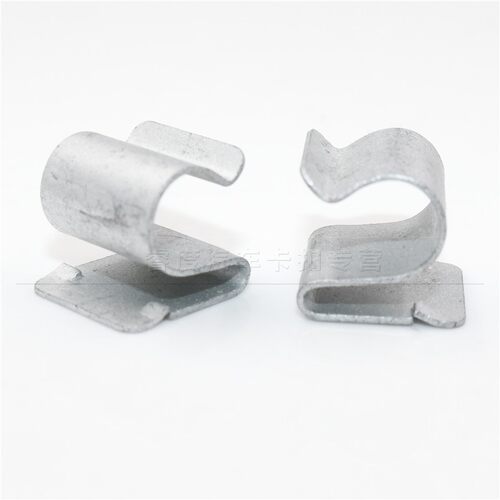 适用汽车线路固定S型金属夹片固定线束电线卡金属卡扣卡子 - 图3