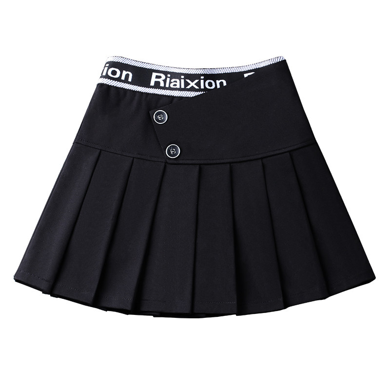 松紧高腰2022春秋新款防走光百褶裙 佐帕莎半身裙