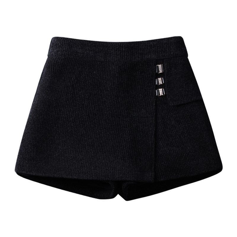 雪尼尔女短裤2021秋冬季新款短裙 佐帕莎休闲裤