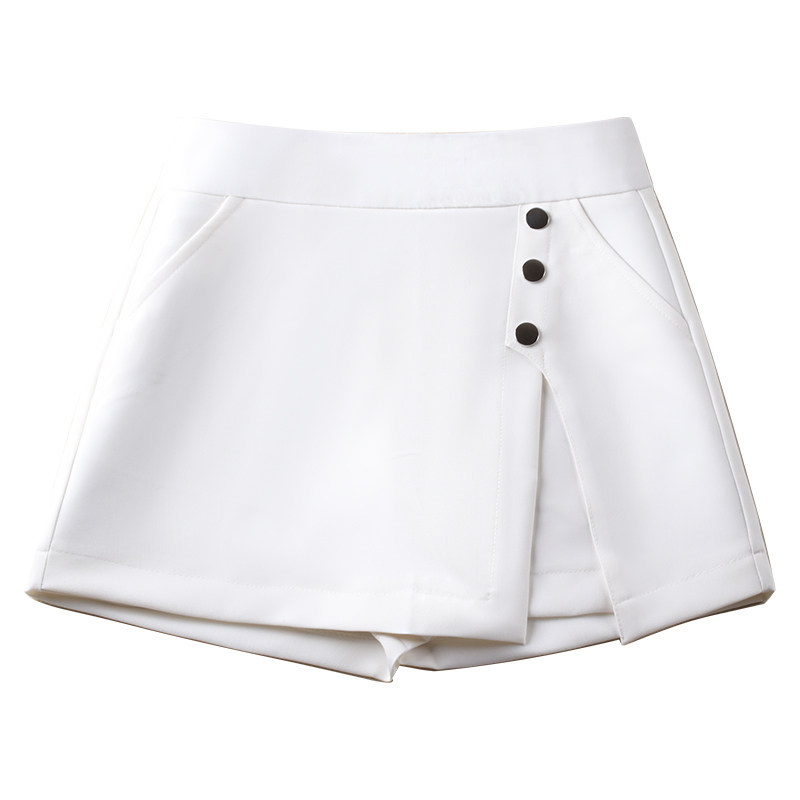 白色高腰裙裤春季2022新款西装裤裙 佐帕莎休闲裤