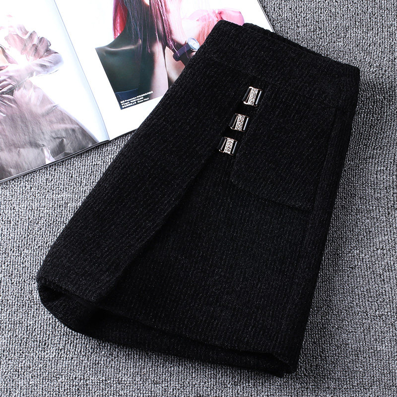 雪尼尔女短裤2021秋冬季新款短裙 佐帕莎休闲裤