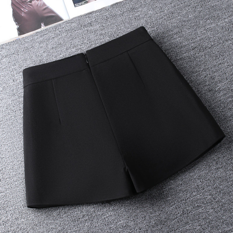 不规则毛呢2021秋冬新款裙裤女短裙 佐帕莎半身裙