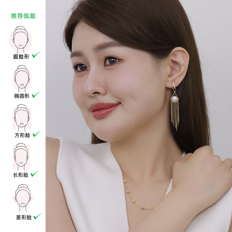 悦甄耳扣款-18k金akoya珍珠耳夹8-8.5mm 扉扬,淘宝优惠券,粉丝福利购,淘宝优惠卷