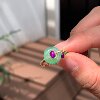 Shu Kulai 18k gold and jade Shu Kulai ring