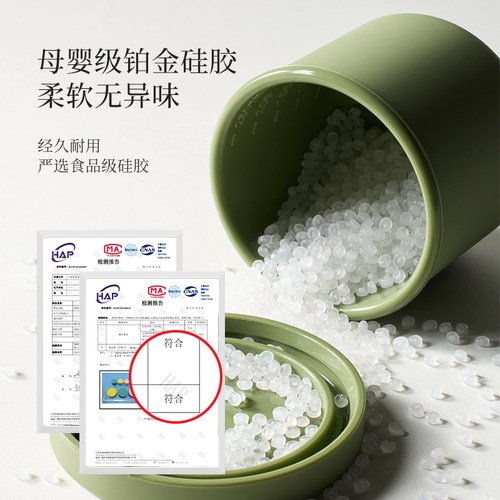 米立风物食品级硅胶饭盒上班族可微波炉加热分格餐盒密封便当盒 - 图2