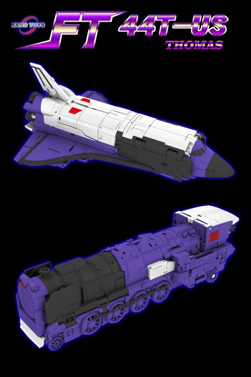 FansToys变形玩具 FT44T ft-44t异色大火车玩具配色美版US-图1