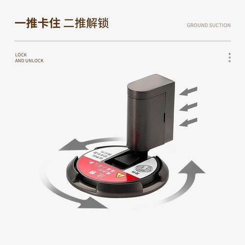 防风门吸防撞新款机械式隐形卫生间门阻静音门碰门挡器免打孔地吸 - 图2