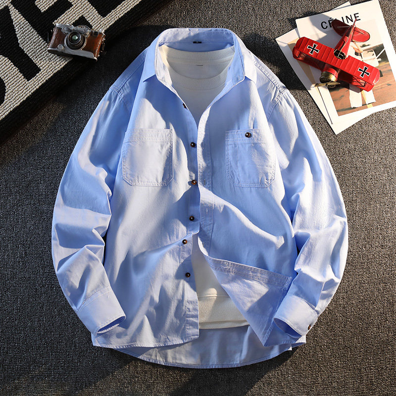春季潮流宽松长袖衬衫12岁男孩青少年中学生14大童16牛仔衬衣外套,淘宝优惠券,粉丝福利购,淘宝优惠卷