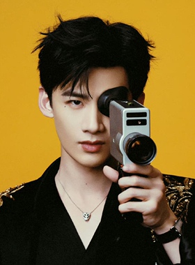 白敬亭同款项链男个性嘻哈潮牌锁骨链欧美轻奢猎豹颈链时尚高级感