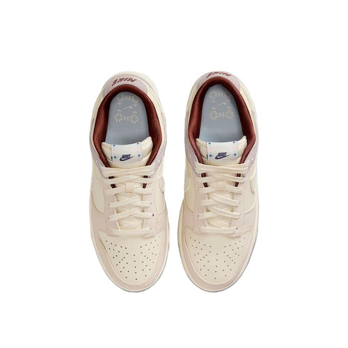 耐克女鞋Nike Dunk Low 米棕 女子复古休闲运动板鞋 IH7353-010 - 图1
