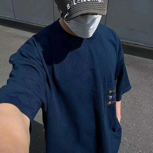 20SS KAPITAL 平田和宏 天竺棉刺绣花纹 男女同款五分袖T恤短袖 - 图0