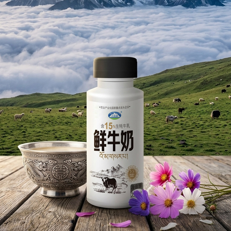 【8瓶】青海湖高原鲜牛奶