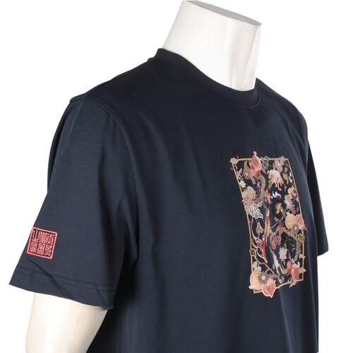 BIEM.L.FDLKK/比音勒芬专柜正品男士夏季新款故宫系列圆领短袖T恤 - 图3