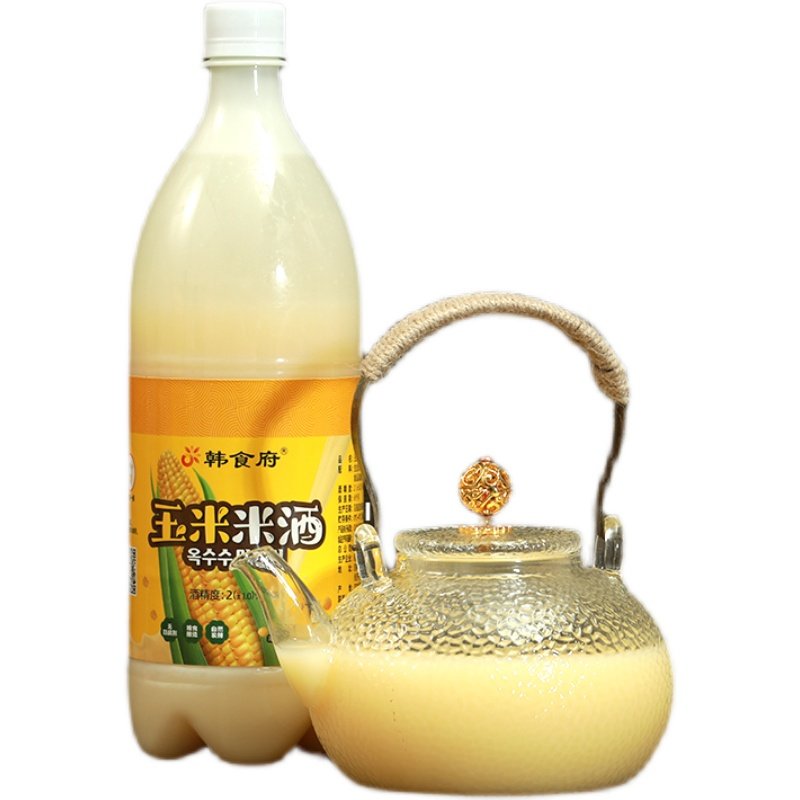 韩食府延边朝鲜族糯米酒玉米酒农家自酿 延吉小木屋米酒 1瓶包邮,淘宝优惠券,粉丝福利购,淘宝优惠卷