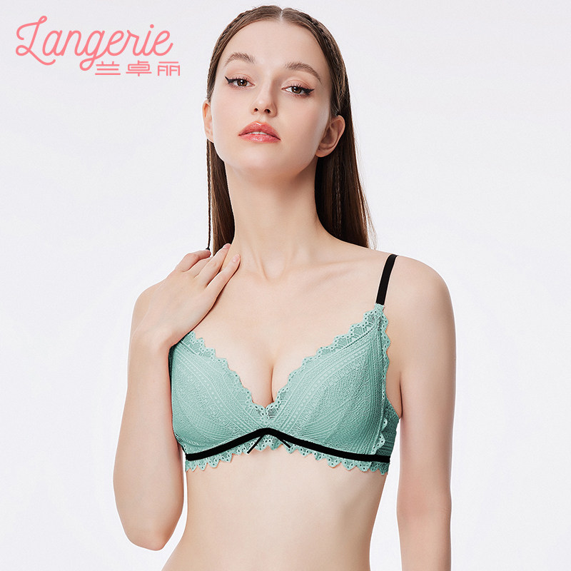 兰卓丽女法式三角杯性感蕾丝文胸 兰卓丽文胸